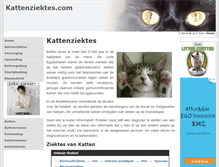 Tablet Screenshot of kattenziektes.com